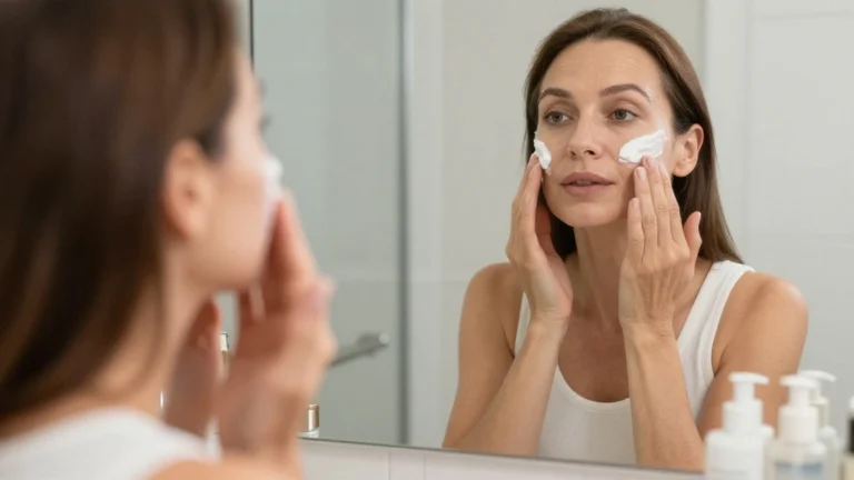 The Winter Skincare Routine for Women Over 40 (Step by Step)